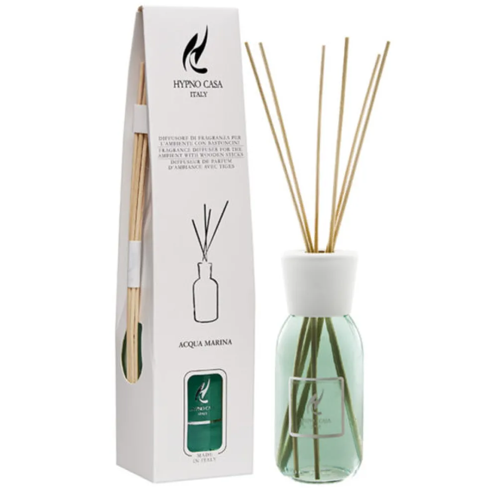 Diffusore per ambiente con bastoncini 100 ml. Acqua Marina