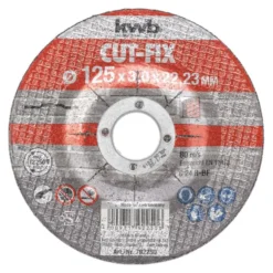 Disco taglio smerigliatrice Kwb 792250 CUT FIX (125x3 mm)