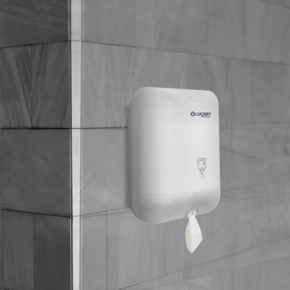 Dispenser per carta igienica estrazione interna L-One Mini bianco