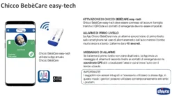 Dispositivo antiabbandono Chicco 00 79463 100 Easy Tech