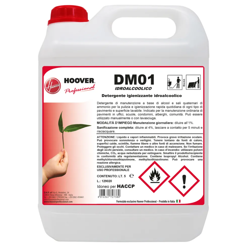 DM01 Idroalcoolico Detergente igienizzante