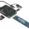 Docking hard disk Techly 622998 IADAP USB32 SSDTF Black