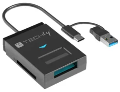 Docking hard disk Techly 622998 IADAP USB32 SSDTF Black
