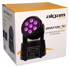 Effetti luce disc jockey Algam Lighting 18700112 MINI WASH 710 Lyre Bl