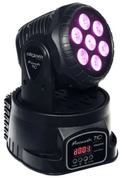 Effetti luce disc jockey Algam Lighting 18700112 MINI WASH 710 Lyre Bl