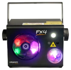 Effetti luce disc jockey Algam Lighting 18700163 FX4 4in1 Black