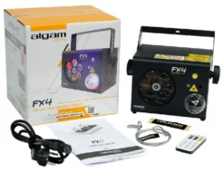 Effetti luce disc jockey Algam Lighting 18700163 FX4 4in1 Black