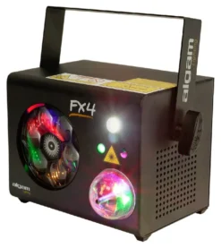 Effetti luce disc jockey Algam Lighting 18700163 FX4 4in1 Black
