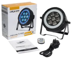 Effetti luce disc jockey Algam Lighting 18700159 HELIOS II Black