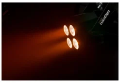 Effetti luce disc jockey Algam Lighting 18700124 PAR 410 Quad Black