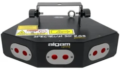 Effetti luce disc jockey Algam Lighting 18700100 SPECTRUM Six Rgb Blac