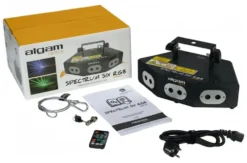 Effetti luce disc jockey Algam Lighting 18700100 SPECTRUM Six Rgb Blac