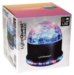 Effetti luce disc jockey Karma 28917 LYTEQUEST Sun Magic Black