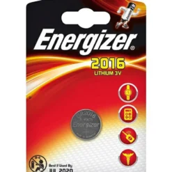 ENERGIZER PILE BOTTONE LITIO CR2016 1PZ