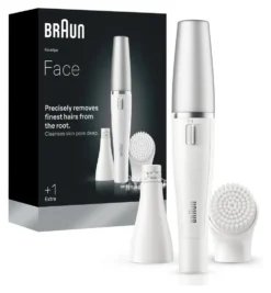Epilatore Braun FACESPA 810 White e Silver