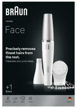 Epilatore Braun FACESPA 810 White e Silver