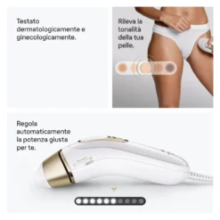 Epilatore Braun PL5431 SILK EXPERT Pro 5 White e Gold