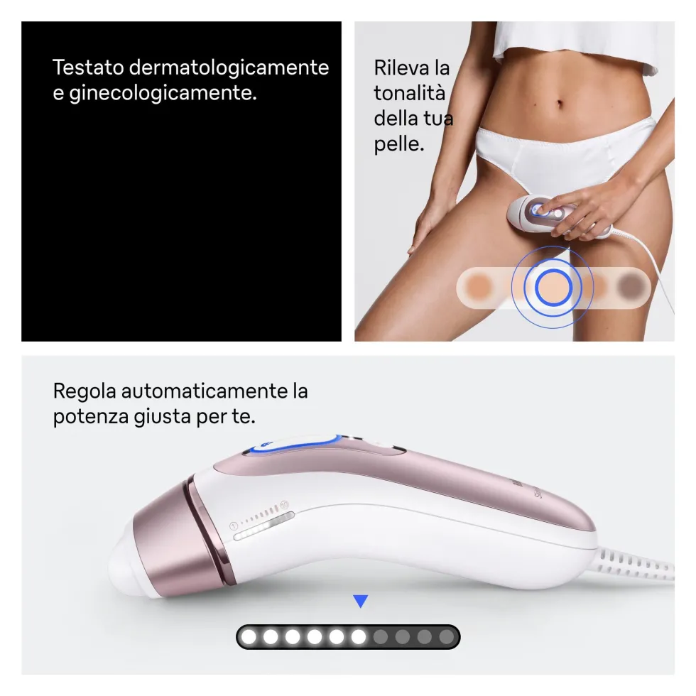 Epilatore Braun PL7211 SKIN I EXPERT White e Rose