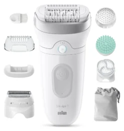 Epilatore Braun SE7 081 SILK EPIL 7 Skin Spa White e Silver