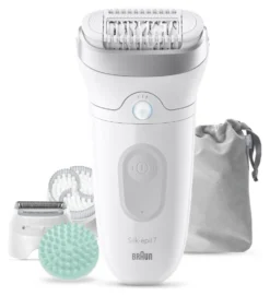 Epilatore Braun SE7 081 SILK EPIL 7 Skin Spa White e Silver