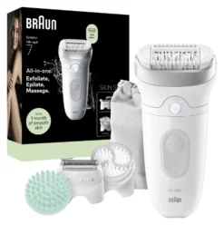 Epilatore Braun SE7 081 SILK EPIL 7 Skin Spa White e Silver