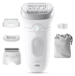 Epilatore Braun SE7 041 SILK EPIL 7 White e Silver