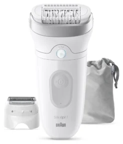 Epilatore Braun SE7 041 SILK EPIL 7 White e Silver