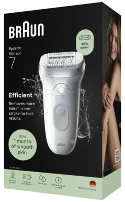 Epilatore Braun SE7 000 SILK EPIL 7 White e Silver