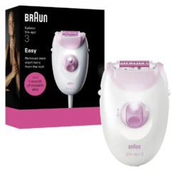Epilatore Braun SE3 000 SILK EPIL 3 White e Pink