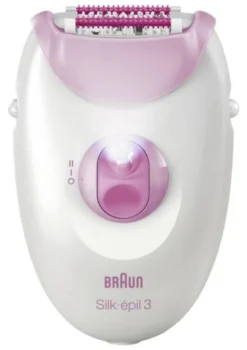 Epilatore Braun SE3 000 SILK EPIL 3 White e Pink