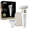 Epilatore Braun SES9 030 SILK EPIL 9 Flex 3D White e Gold
