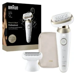 Epilatore Braun SES9 030 SILK EPIL 9 Flex 3D White e Gold