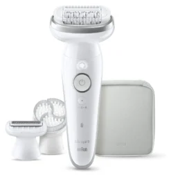 Epilatore Braun SES9 061 SILK EPIL 9 White e Silver
