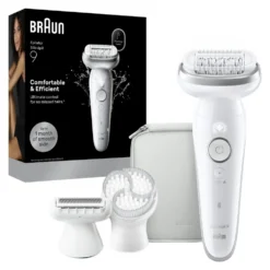 Epilatore Braun SES9 061 SILK EPIL 9 White e Silver