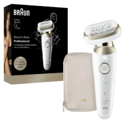 Epilatore Braun SES9 011 SILK EPIL 9 Flex 3D White e Gold
