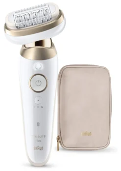 Epilatore Braun SES9 011 SILK EPIL 9 Flex 3D White e Gold