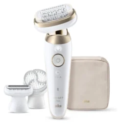 Epilatore Braun SES9 060 SILK EPIL 9 Flex 3D White e Gold