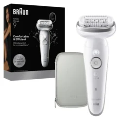 Epilatore Braun SES9 000 SILK EPIL 9 White e Silver