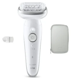 Epilatore Braun SES9 000 SILK EPIL 9 White e Silver