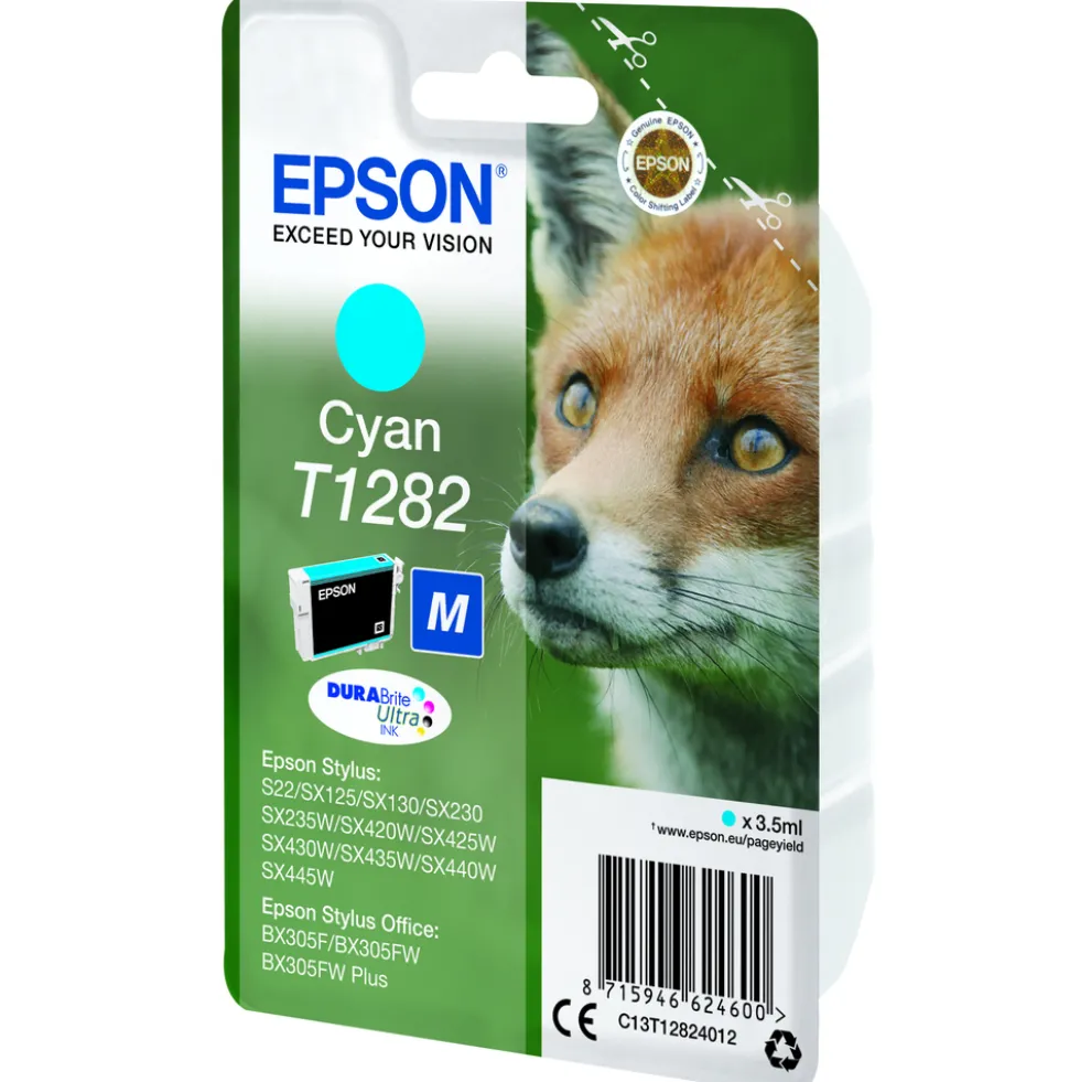 Epson C.ink T12824022 Cyan X S22/Sx125/Sx420W/Bx305F