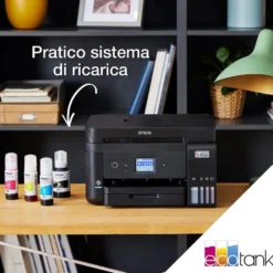 Epson Mfc Inkjet A4 Ecotank Et-4800 B/N 10 Ipm Colori 5 Ipm Fax Wifi