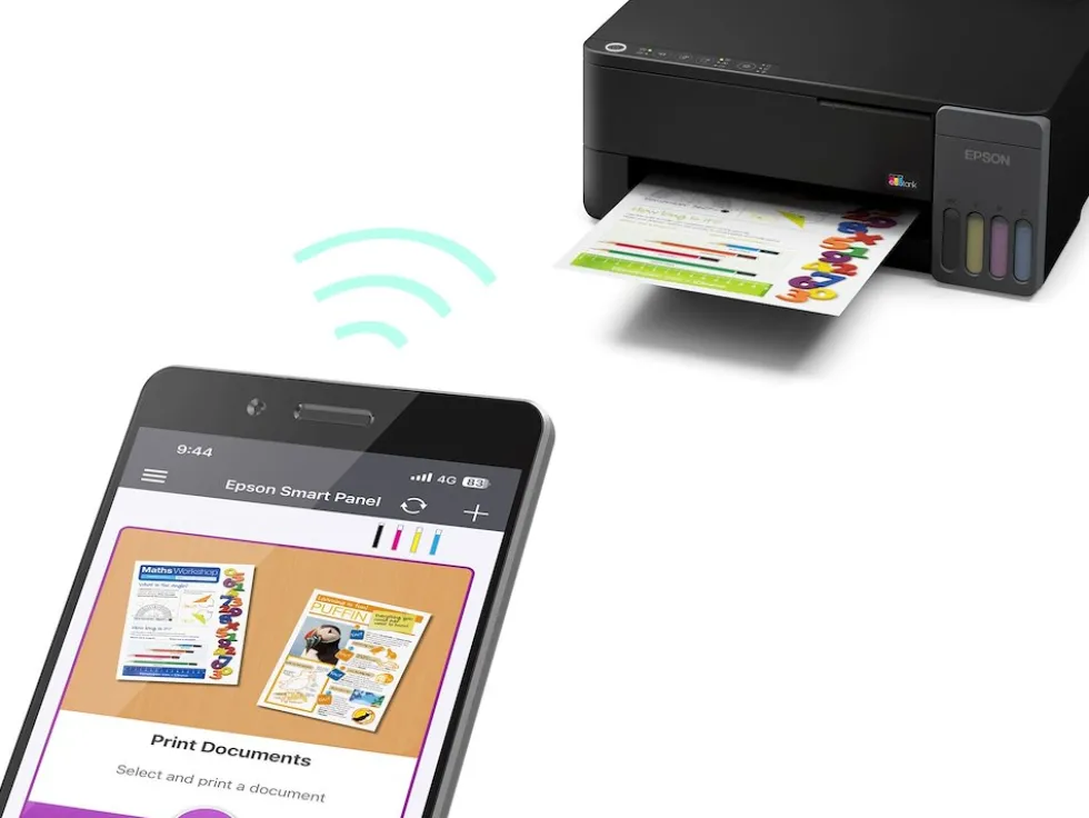 Epson Stampante Inkjet A4 Ecotank Et-1910 B/N 33 Ipm Colori 15 Ipm Wifi