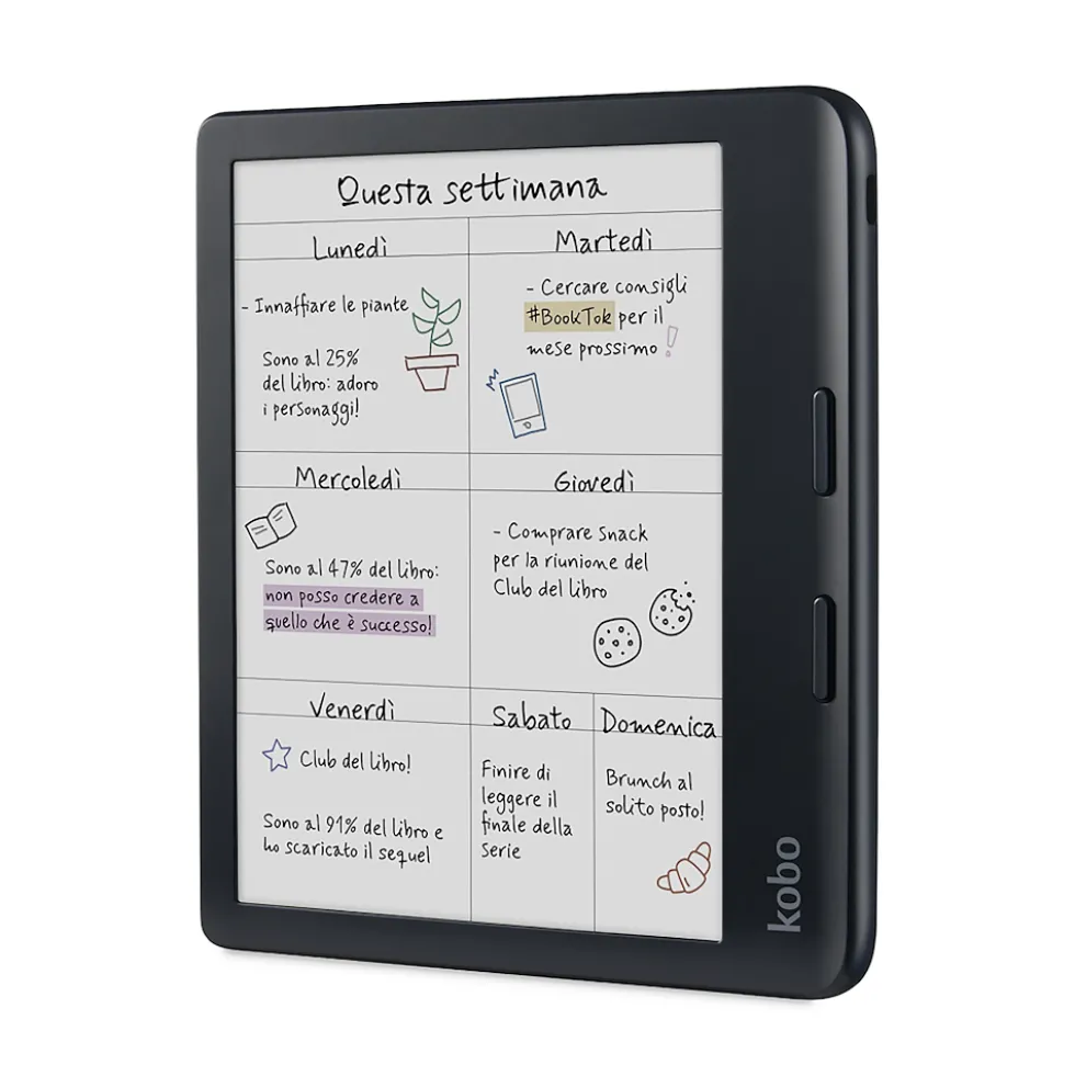 E-reader Kobo Libra Colour N428-KU-BK-K-CK a colori