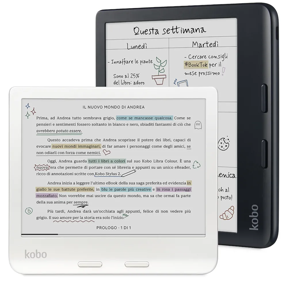 E-reader Kobo Libra Colour N428-KU-BK-K-CK a colori