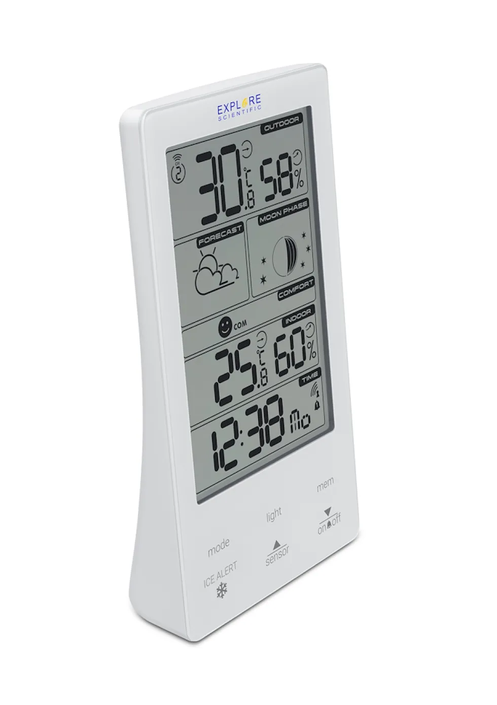 Explorer Scientific Barometro Touch Temp/Umid Int./Est.ice Allert Retroilluminazione