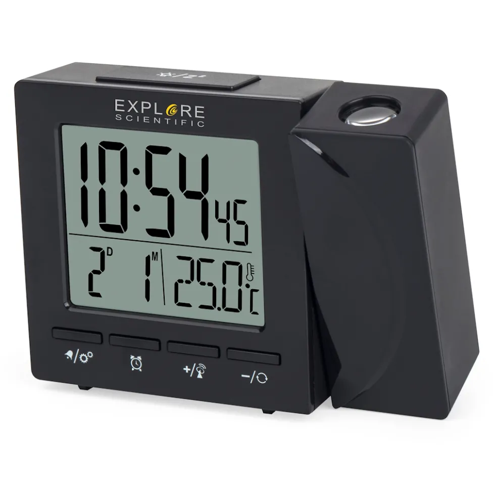 Explorer Scientific Orologio C/Proiezione Temp.int.retroilluminazione,Alim. Ac Incluso