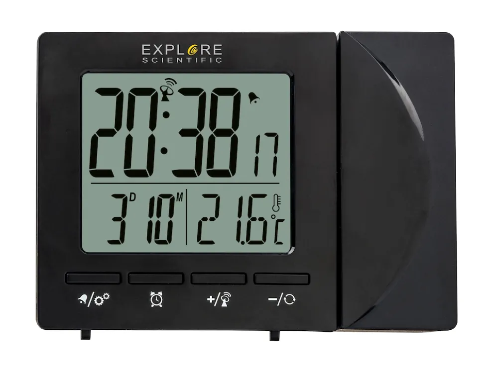 Explorer Scientific Orologio C/Proiezione Temp.int.retroilluminazione,Alim. Ac Incluso