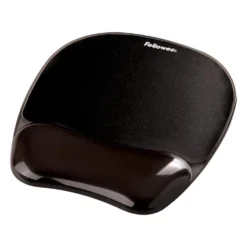 Fellowes Mousepad Con Poggiapolsi Crystals Gel Nero
