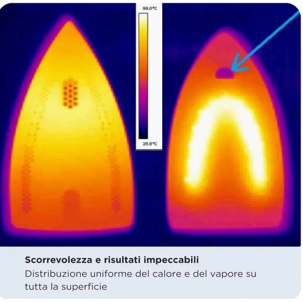 Ferro da stiro a vapore Ariete 6190 Step UP con piedini intelligenti