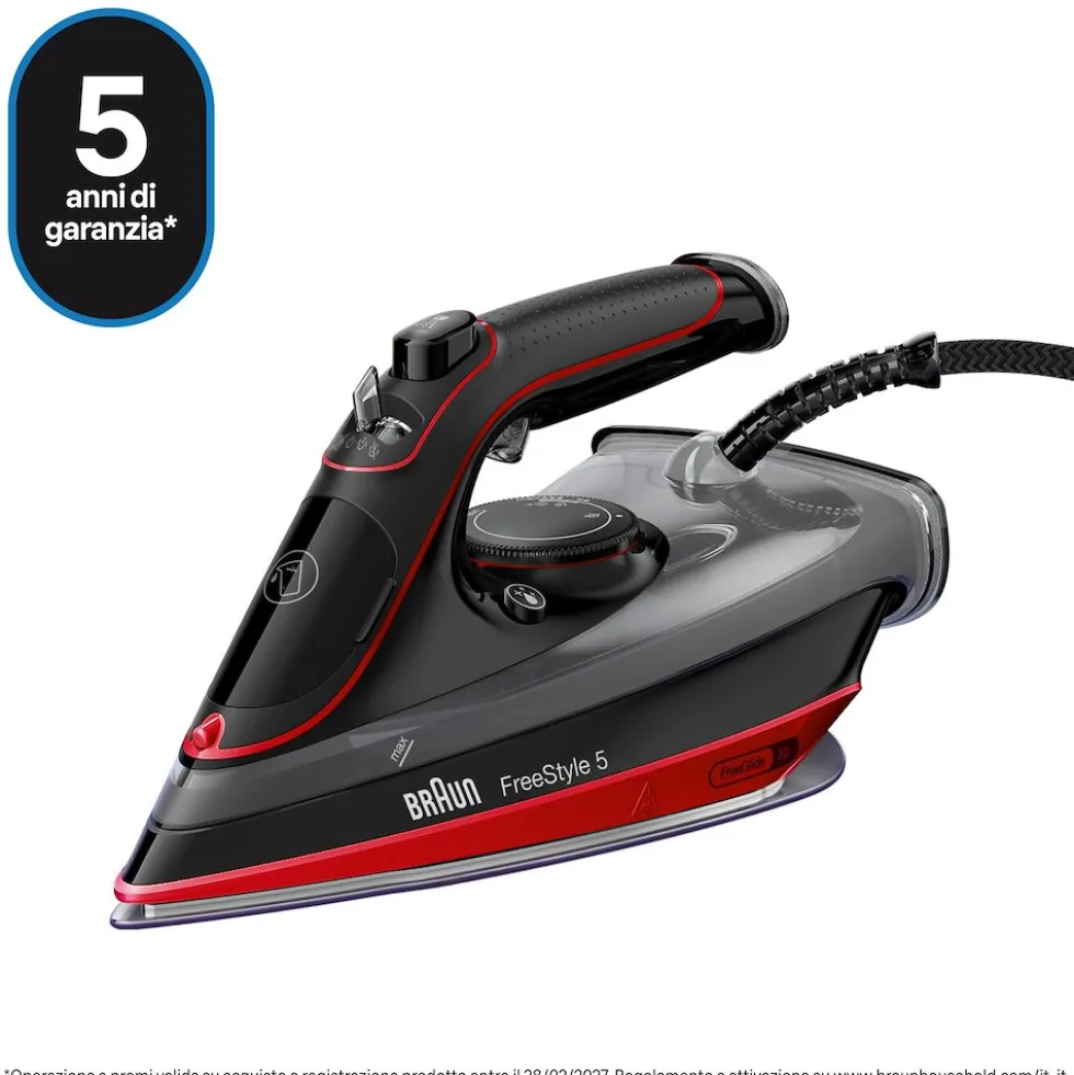 Ferro da stiro a vapore Braun TexStyle 5 SI5057RD 2700W
